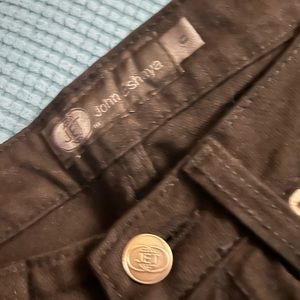 Like New Black John Eshaya Tall Ripped Skinny Jeans